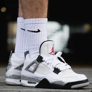 Nike Air Jordan 4 Retro OG 'White Cement' men’s size 10